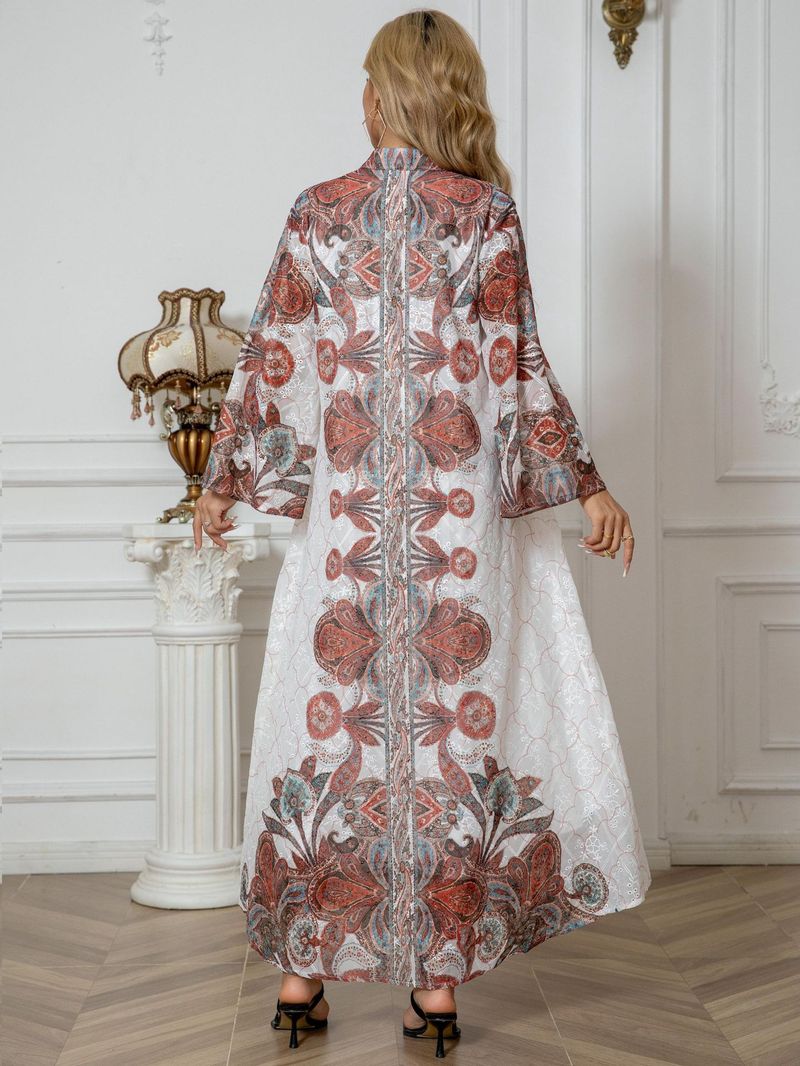 Muszlim női köntös, hímzett, szövetnyomott, gyémántszegecselt női hosszú szoknya, abayas_voghion.com