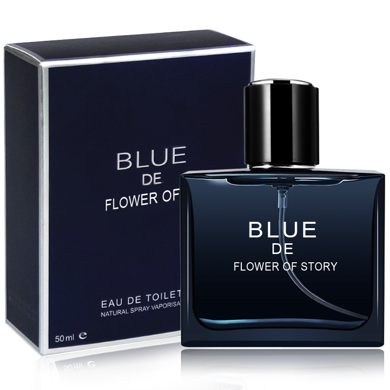 2024 The Story of Flowers Blue Herr 50 ml Långvarig doft Gulong parfym_voghion.com
