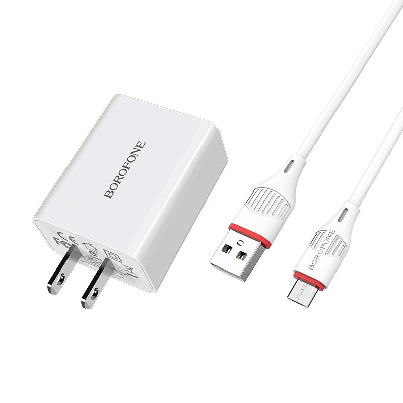 Set de cablare Android BA21 pentru festivaluri de muzică Cap de încărcare standard american Încărcător TYPE-C cu un singur port QC3.0_voghion.com