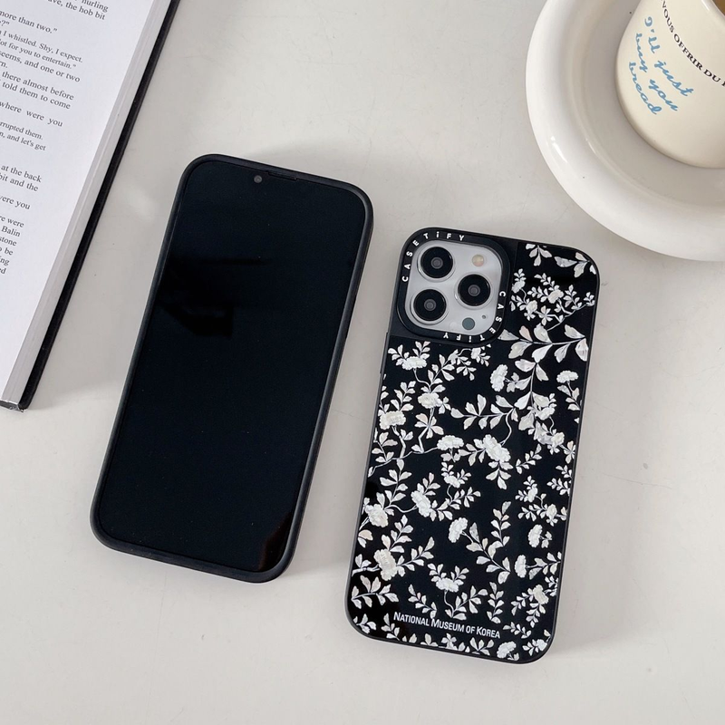 CASETiFY Pearl Small Fragmented Butterfly 15promax Wen Jiaying Same Magnetic Absorbing Mirror Phone Case Apple 14_voghion.com