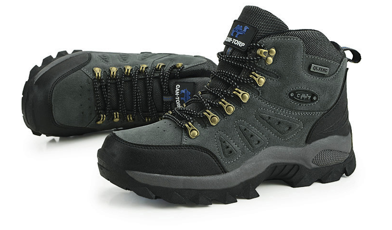New hiking shoes Men's and women's outdoor shoes High top breathable hiking shoes_voghion.com