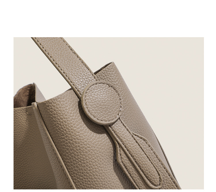 Borsa a secchiello da donna, design alla moda, borsa a secchiello da pendolare, borsa a mano, pratica e con tracolla, da donna_voghion.com
