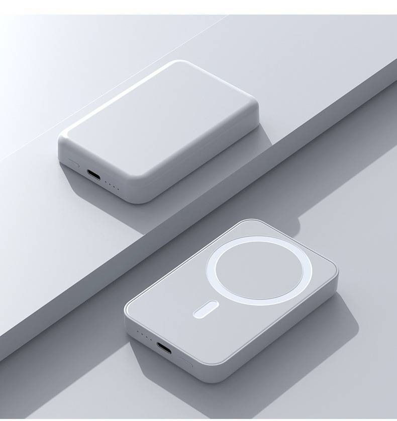 Magnetische draadloze powerbank 10000mAh PD snel opladen draagbare batterij voor iPhone en Android - Slank en lichtgewicht_voghion.com