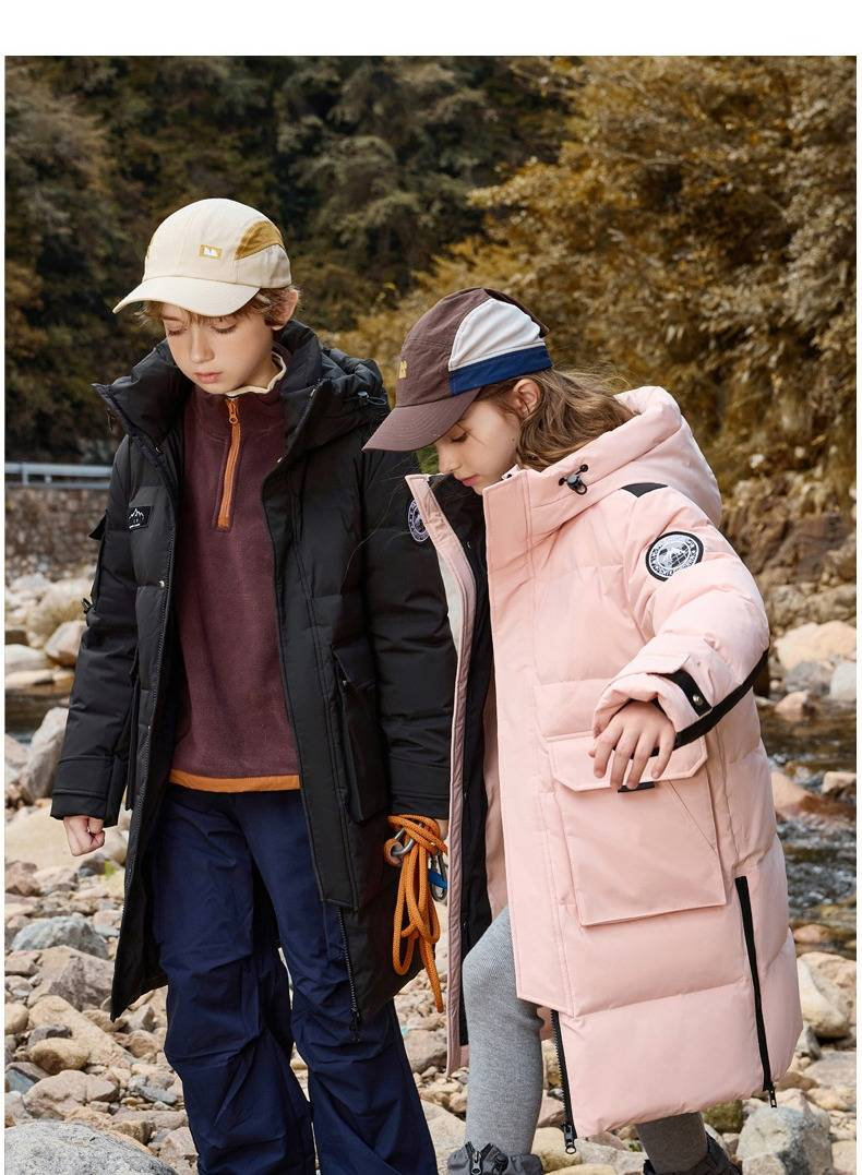 Premium Kids Winter Jacket With Hood - Warm & Stylish Down Coat For Boys & Girls, Thicken Padded Outdoor Parka, Lightweight & Comfortable Multi-Color_voghion.com