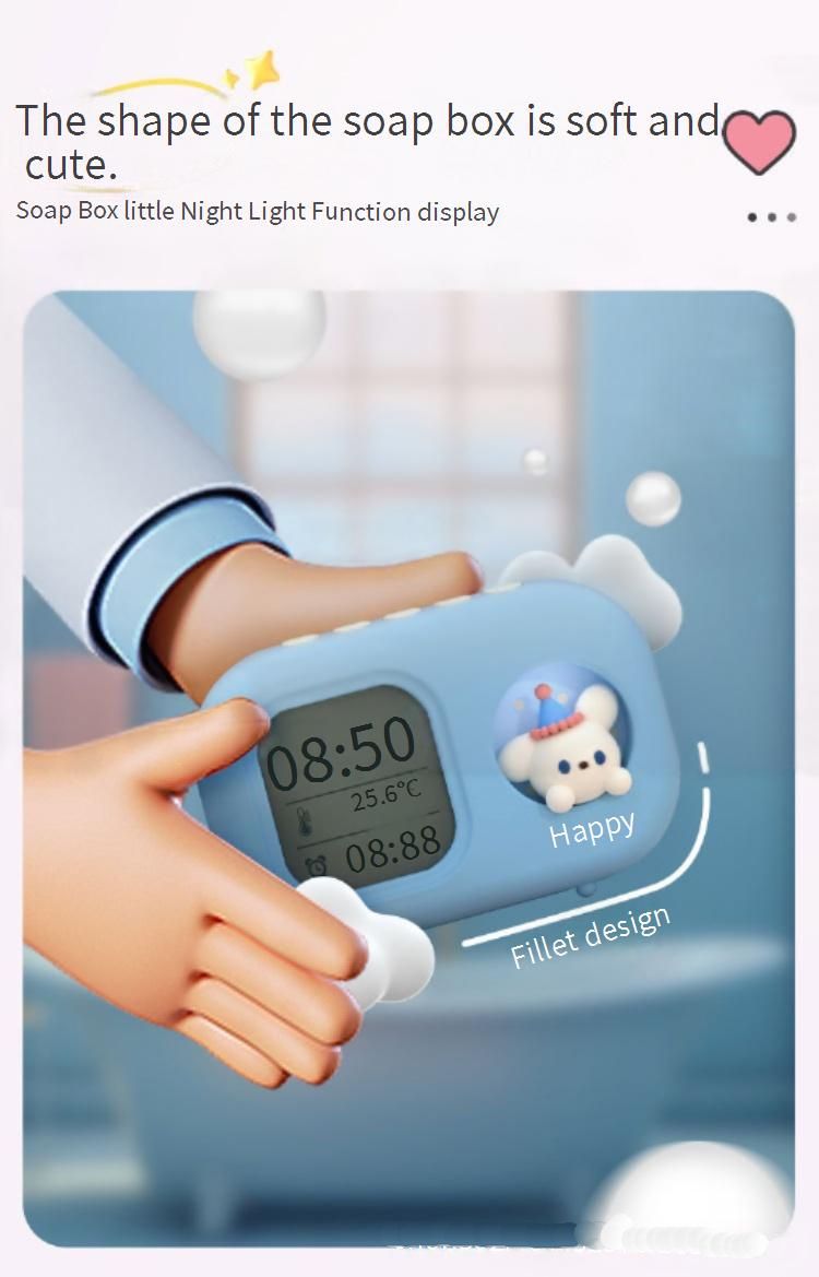 Cartoon Children's Ins Electronic Clock Display Student Specific Cute Clock High Value Junior High School Student Small Alarm Clock_voghion.com