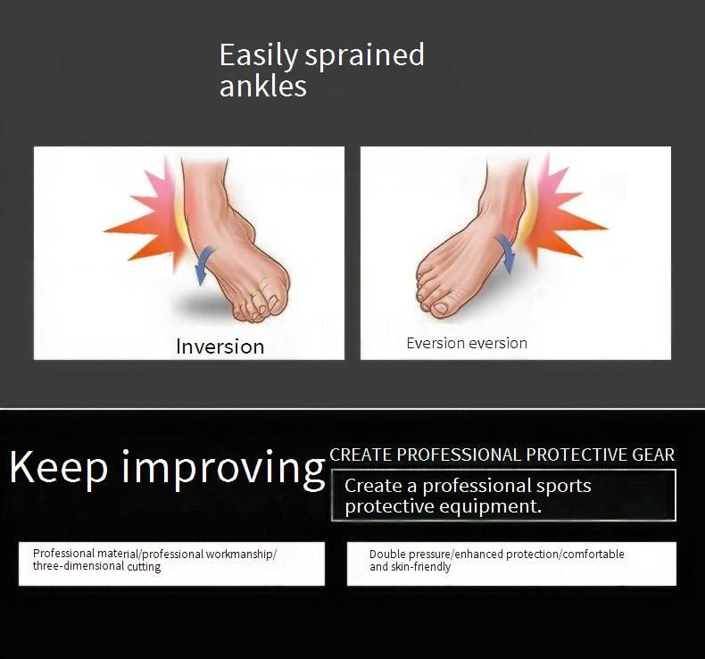 JINGBA Ankle Brace For Basketball Football Running Sports - Adjustable Support For Injury Prevention & Recovery - Lightweight Breathable Design _voghion.com