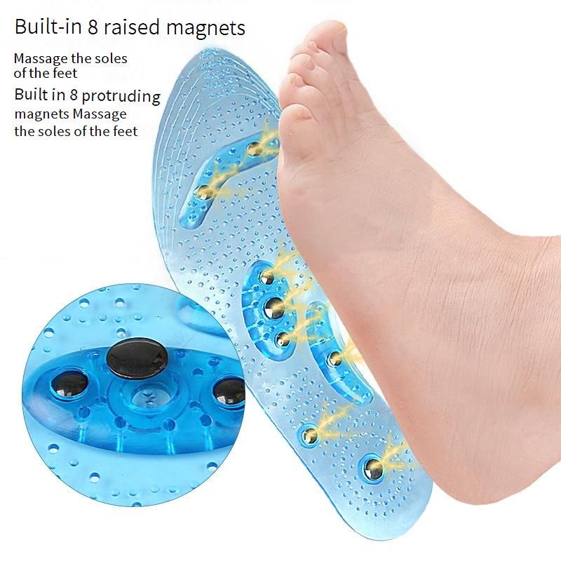 Breathable Magnetic Shoe Insoles With 8 Massage Stones - Adjustable & Cushioned For Men & Women - Universal Fit For Sports & Daily Wear_voghion.com