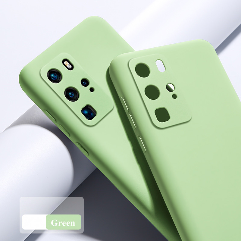 Boucho Luxe Vloeibare Siliconen Voor Huawei P40 Pro+ P20 P30 lite Mate 20 30 honor 10 20 30S X10 V30 Camera Bescherming Zacht_voghion.com