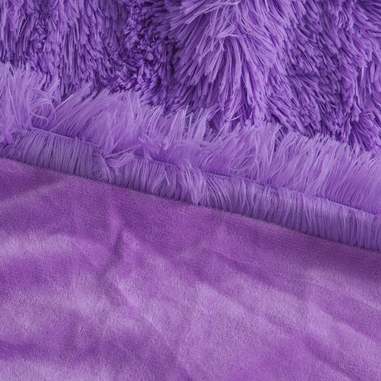 Federa invernale in peluche spessa e calda, federa singola in peluche, federa a pois_voghion.com