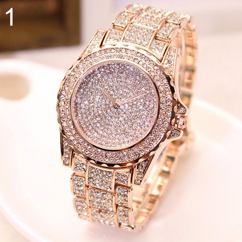 Yamaler Montre-bracelet à quartz avec bracelet en acier inoxydable pour femme_voghion.com