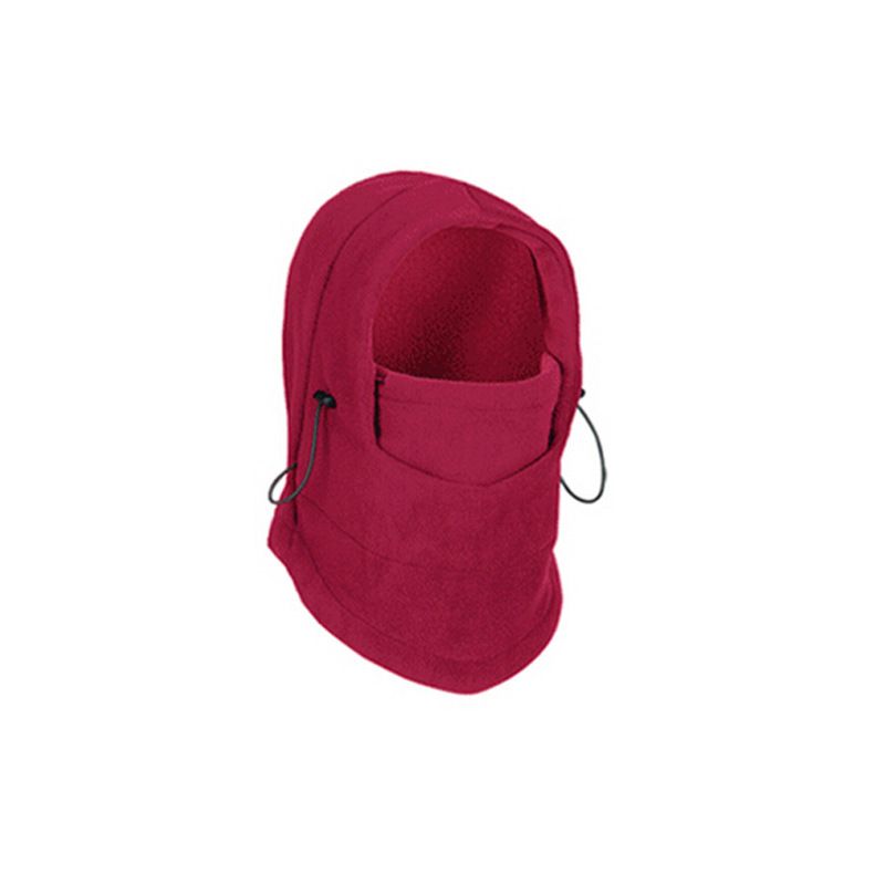 LazyZoom Outdoor Cycling Hood Autumn Winter Thickened Windproof Hat Helmet Fleece Shawl Adult Warm Face Mask Skiing_voghion.com
