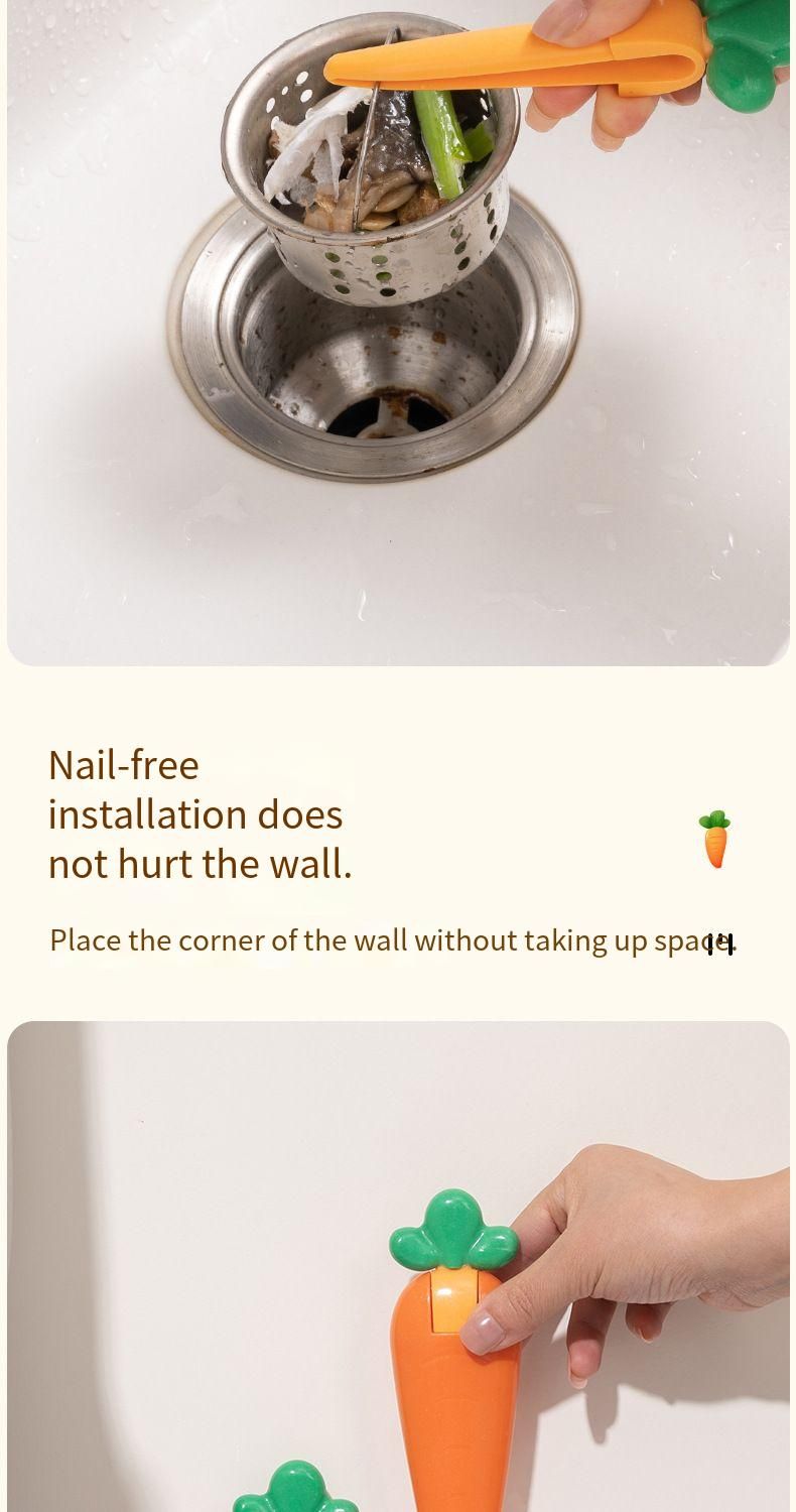 Bathroom Removal Cleaning Tool Trash Clip Toilet Drain Tweezers Hair Remover_voghion.com