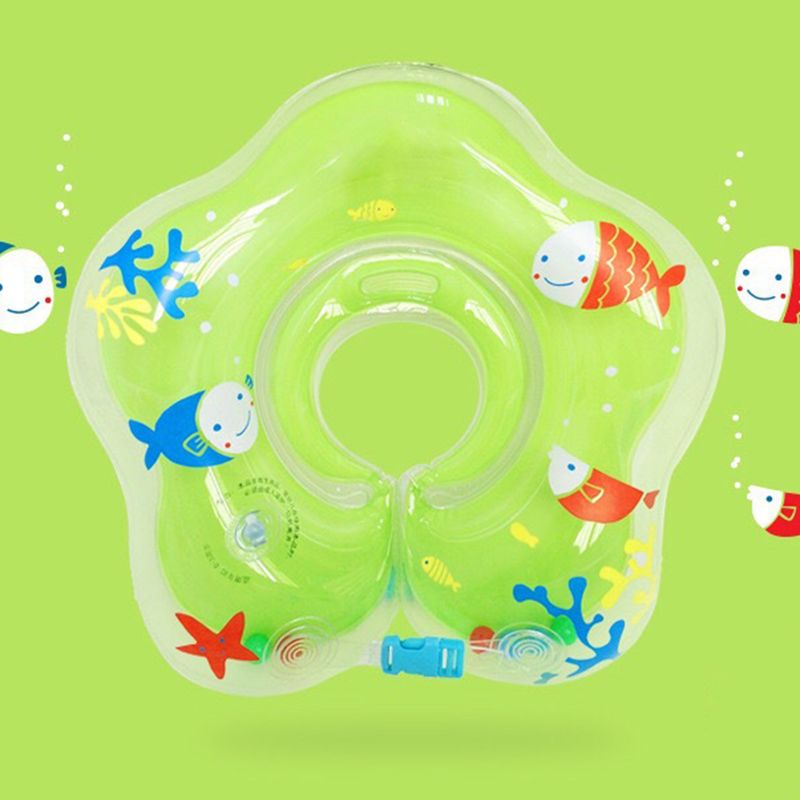ToysMall Swimming Neck Ring Inflatable Air Leak Prevent Baby Bathing Accessory Toddler Kids Water Pool Neck Float Ring For Toddler_voghion.com