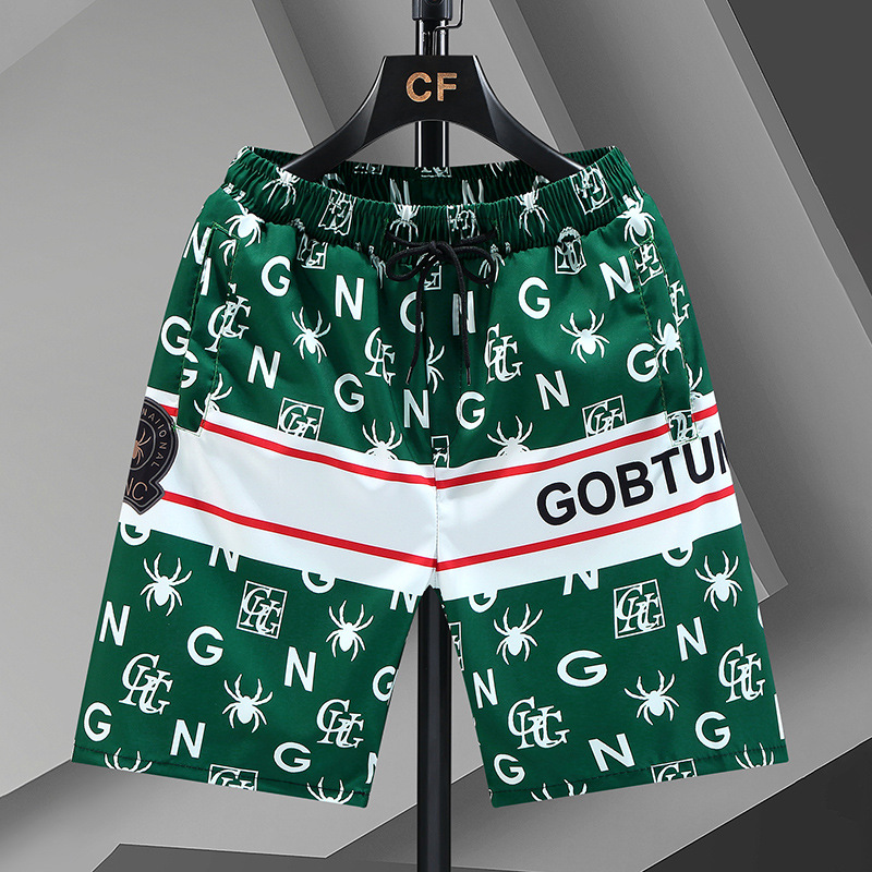Sommer-Strandhose für Herren, lässige Lauf- und Sportshorts für Herren, 5-Punkt-Hose mit geradem Bein für Herren_voghion.com