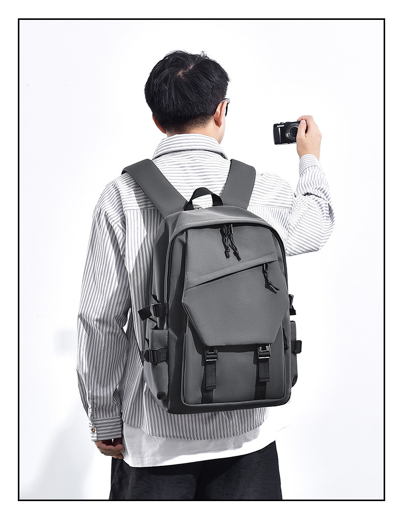 New Backpack Trendy Forest Series Simple Couple Backpack for Junior, High School, and College Students with Large Capacity_voghion.com