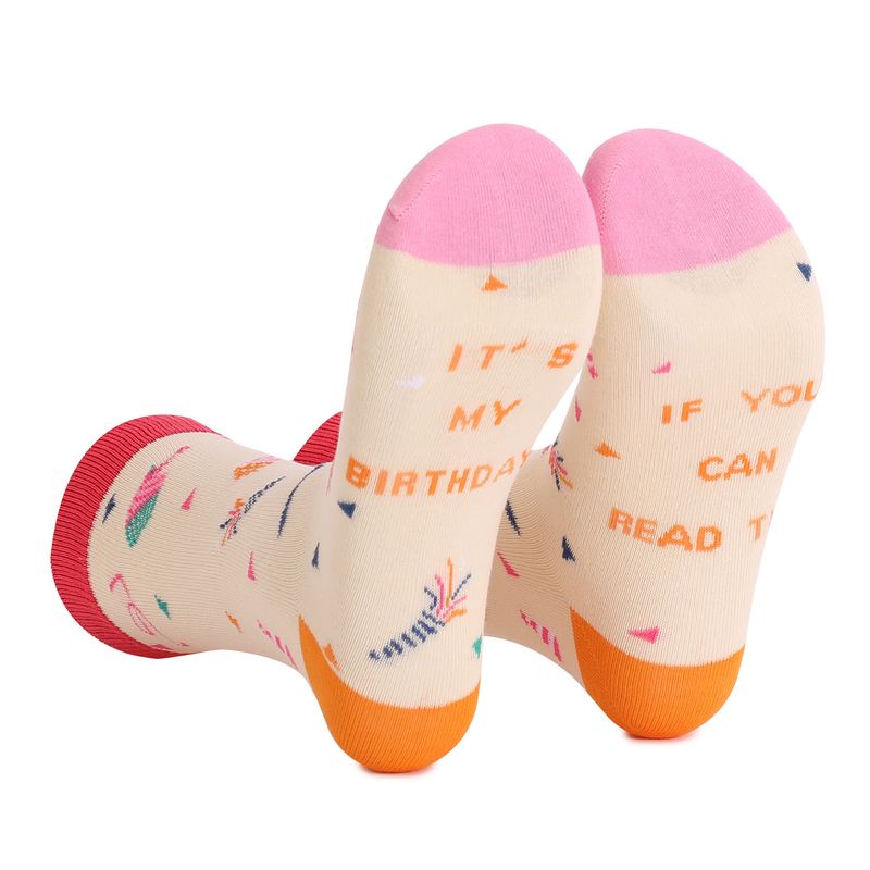 Calzini regalo di compleanno taglie forti Calzini tubolari spessi in cotone pettinato autunno inverno Calzini natalizi_voghion.com