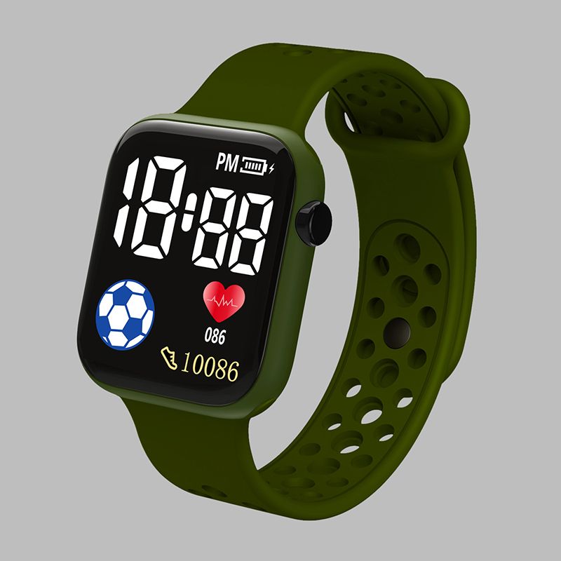 2023 LED Für Kinder Jungen Sport Wasserdichte Uhren Mädchen Silikon Digital Uhr Casual kinder Elektronische Uhr_voghion.com