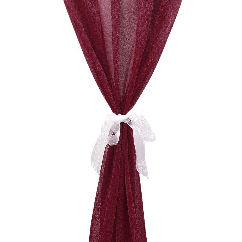 Tischfahne, Hochzeitsdekoration, Szene, Weihnachtslicht, Luxus-Gaze-Vorhang, Tischdecke, Perlen-Chiffon, Hochzeitsdekoration, Tischset_voghion.com