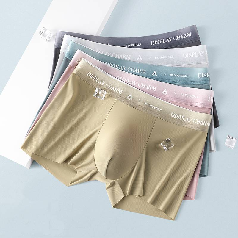 4 bucăți boxer pentru bărbați de înaltă calitate de vară L-3XL_voghion.com