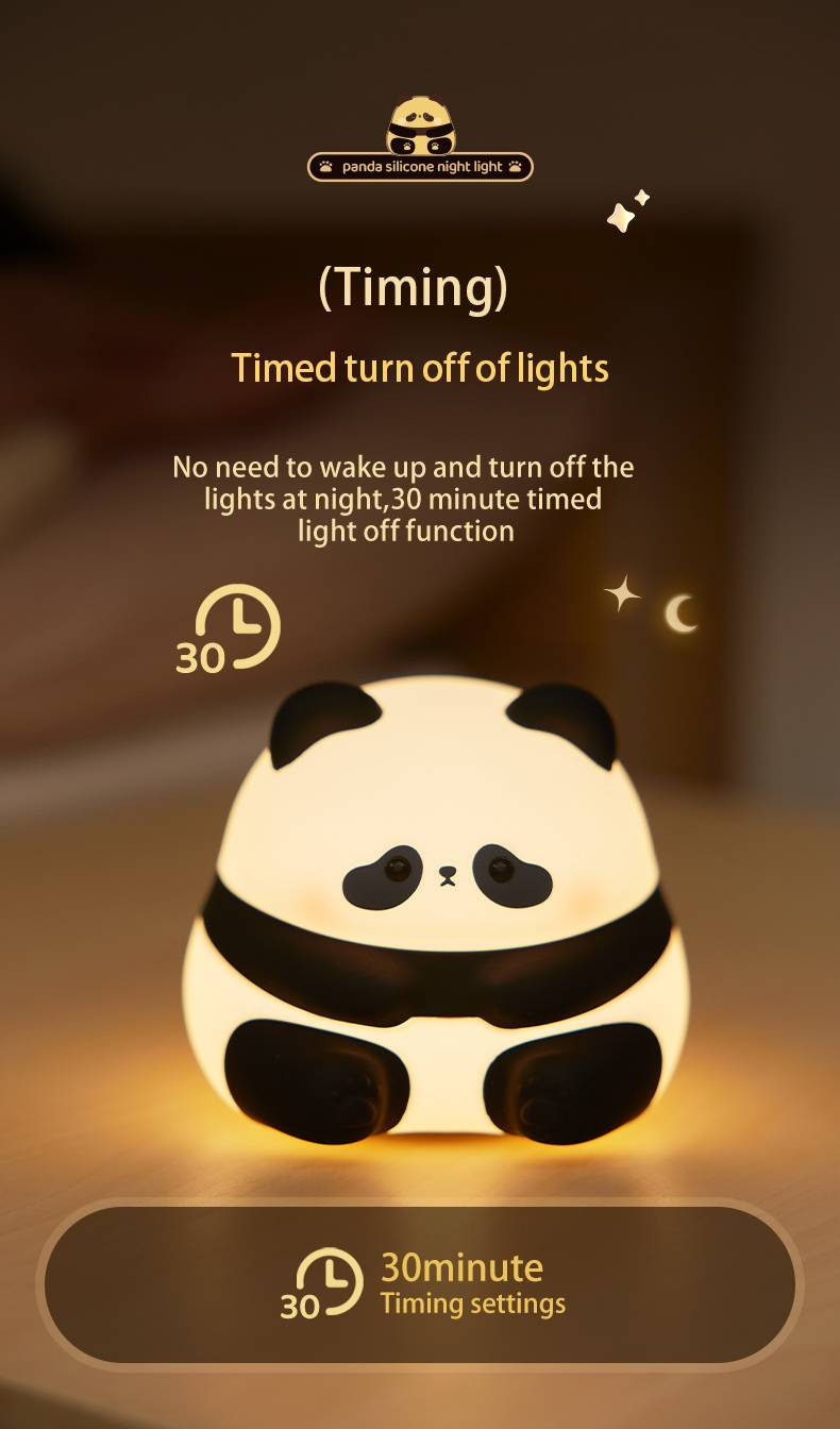 Piccola luce notturna per la camera da letto, per ricaricare i regali per il sonno e il sonno dei bambini, per l'alimentazione, per la luce da comodino, per la luce creativa in silicone_voghion.com