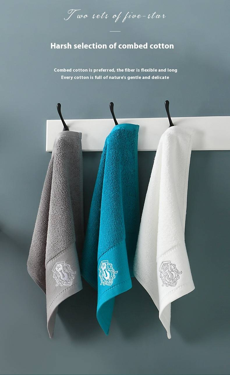 Badetuch aus 100 % Baumwolle in 5-Sterne-Hotelqualität – extragroß und dick, ultraweich und sehr saugfähig, mit gesticktem Logo – Luxus für Erwachsene und das Home-Spa_voghion.com
