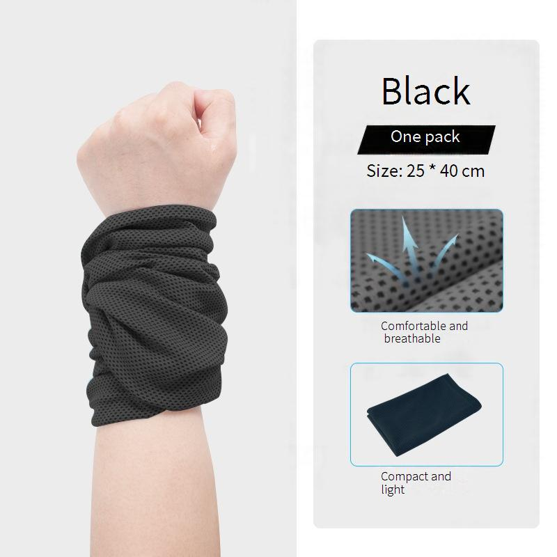 Ultra-Thin Cooling Sports Wristband – Instant Ice Feel & Quick-Dry For Running, Gym & Outdoor – Sweat-Wicking & Non-Slip For Men & Women_voghion.com