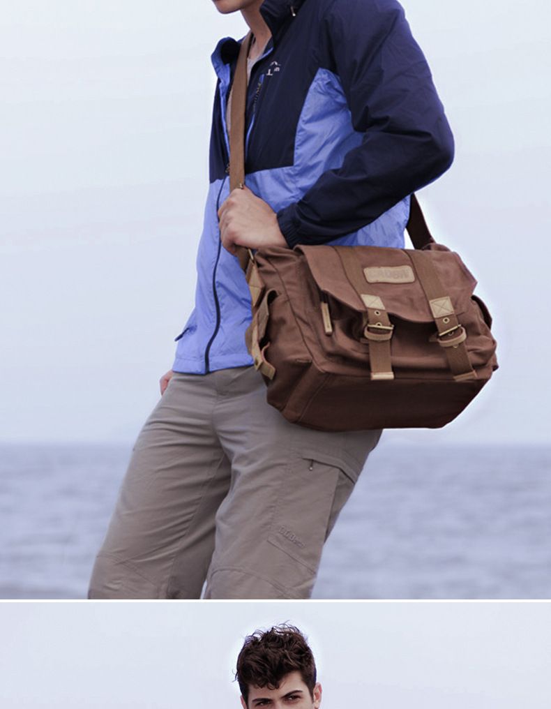 Vintage-Kameratasche aus Canvas für DSLR-Fotografie – wasserdicht, diebstahlsicher und stoßfest mit Stativgurt – perfekt für Outdoor-Aktivitäten und Reisen_voghion.com