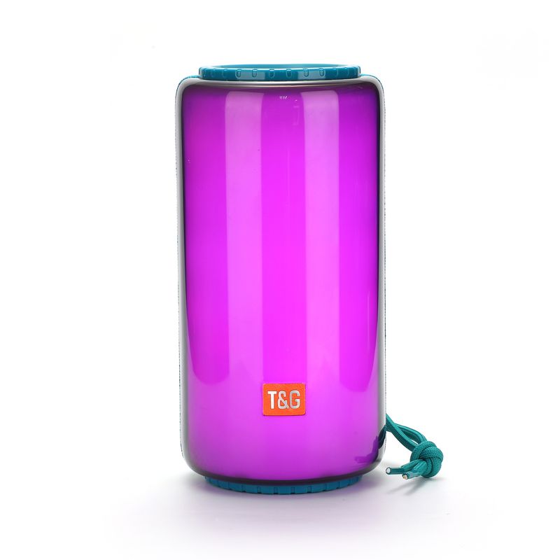 Nieuwe TG639 Music Pulse Bluetooth-luidspreker Half scherm Zeven kleuren lantaarnkaart draadloze radio met hoog volume geluid_voghion.com