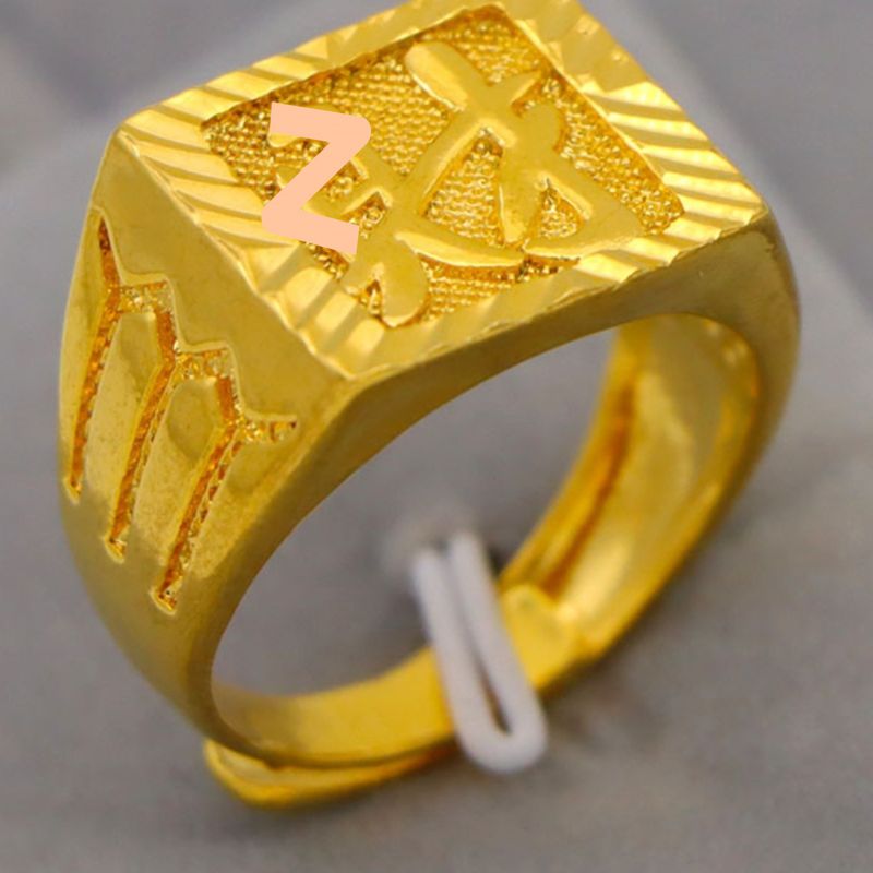 Authentischer authentischer vietnamesischer Sandgoldring für Männer und Frauen, lebendiger und trendiger Herrenring, simulierte antike Methode,_voghion.com