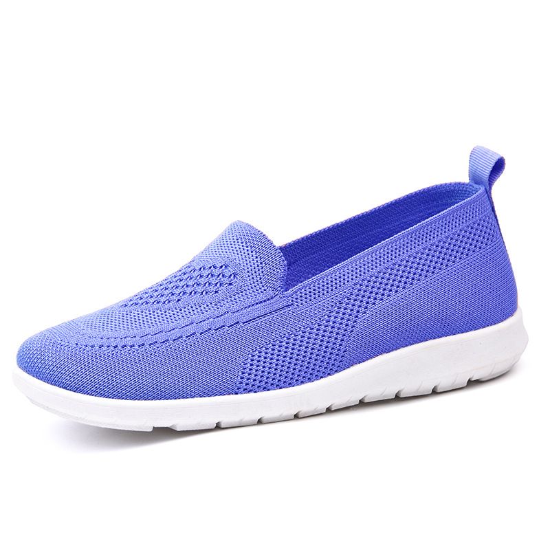 Old Beijing Cloth 2025 Neue atmungsaktive flache Einzelschuhe für Damen, Freizeitschuhe mit weicher Sohle für Mütter_voghion.com