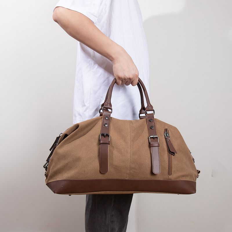 Nuova borsa da viaggio per uomo di grande capacità per esterni, borsa da viaggio a mano monospalla in tela casual da uomo e da donna, borsa a mano_voghion.com