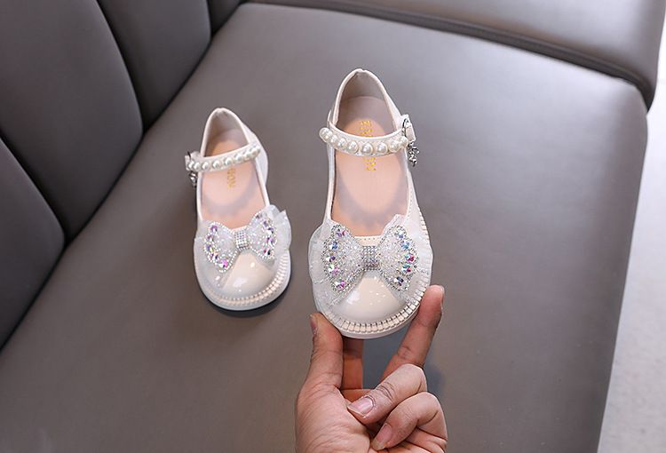 Neu Dame Baby Mädchen Mädchen Prinzessin Diamant Einzelnen Schuh Schuhe Dance_voghion.com