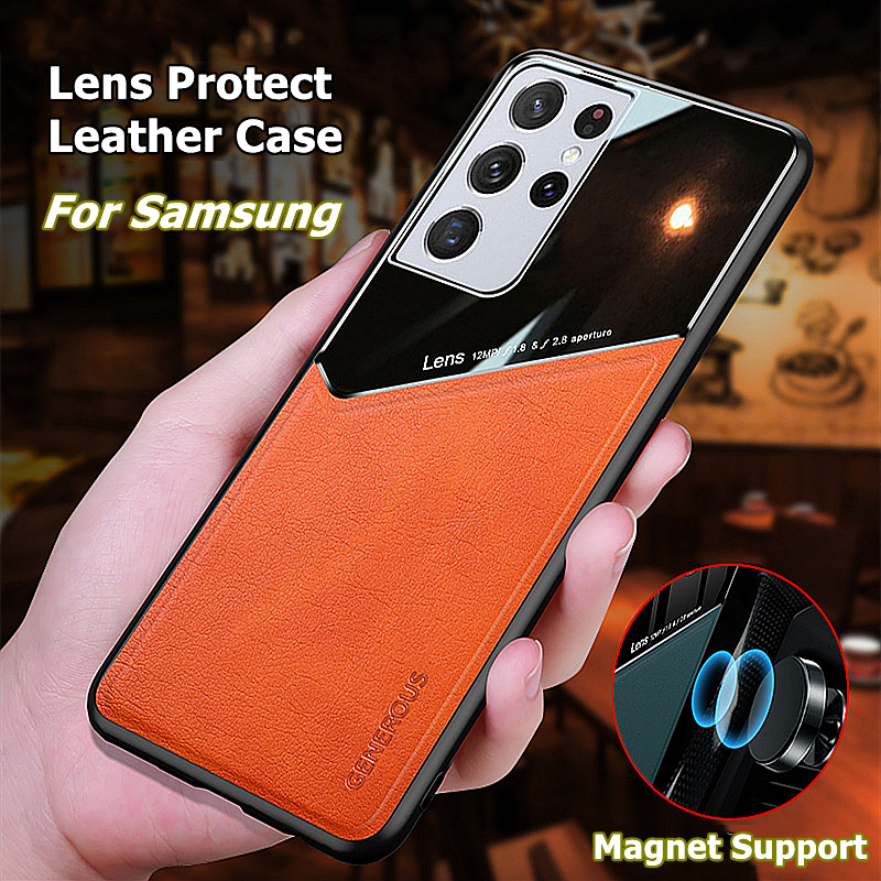 Magnet Hülle für Samsung Galaxy S20 S21 FE S22 Ultra S10 Plus Lite Shell Case Backcover für Samsung Note 20 Ultra 10 Plus_voghion.com