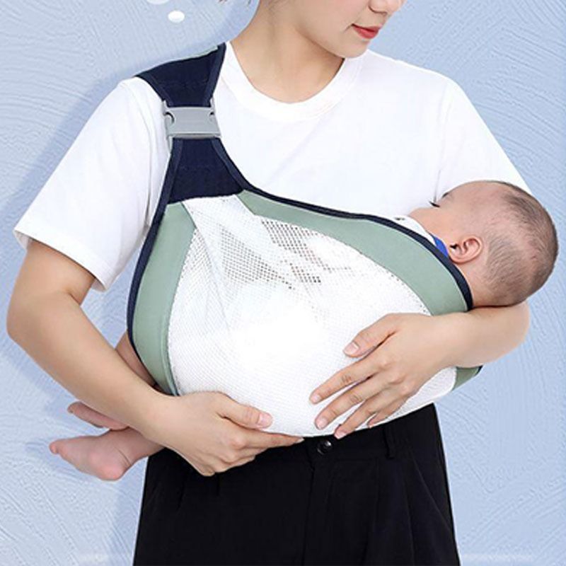 1PC Marsupio porta-bebè con doppie spalle, facile da abbracciare, leggero, universale_voghion.com