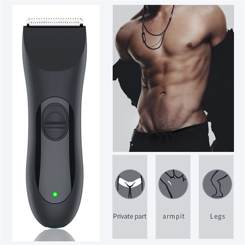 Professioneller Körperhaarschneider – Wasserdicht, per USB wiederaufladbar, Keramikklingen für Männer und Frauen (Geschenkbox/Magnethülle)_voghion.com