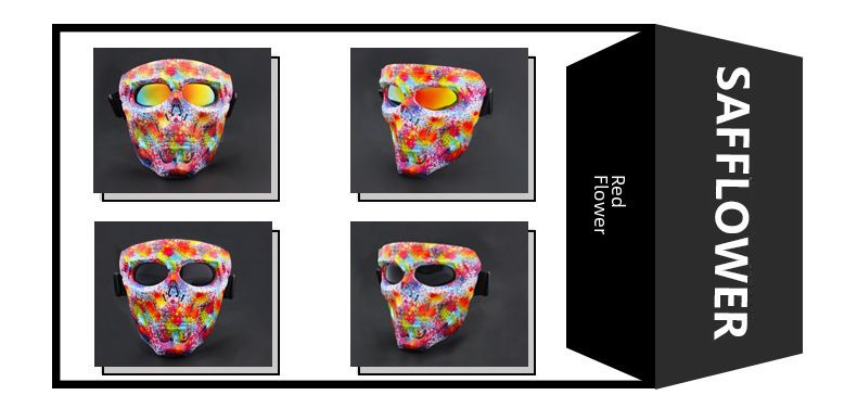 Cycling Eyewear New Goggles Mask Skull Head Motocross Outdoor Sports Riding Wind And Sand Goggles Tactical Mask_voghion.com
