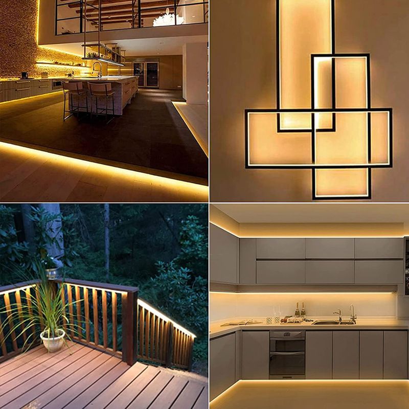 Tira de luces LED con sensor de movimiento, alimentada por USB y batería, 60 LED/m, detección de 120° para armarios, escaleras y gabinetes (longitud personalizada de 0,5 a 5 m)_voghion.com