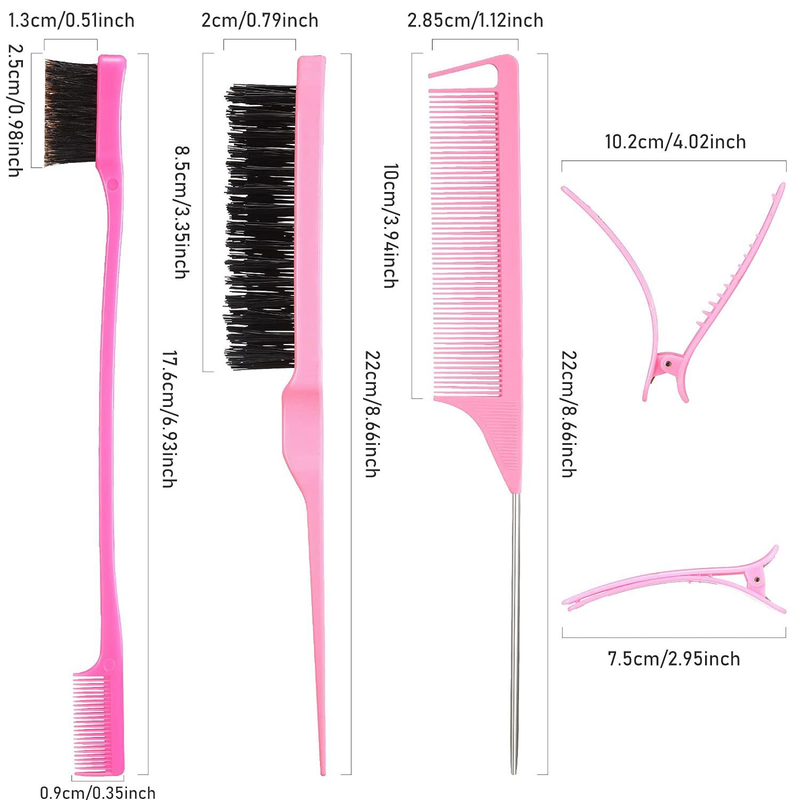 Brosse coiffante volumisante avec poils massants - Brosse démêlante et résistante à la chaleur pour cheveux bouclés et lisses_voghion.com