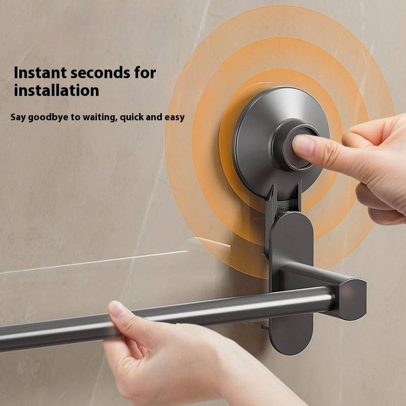 No Drill Bathroom Shoe Rack Wall Mounted Door Hanging Drying Storage Organizer For Shower Toilet_voghion.com