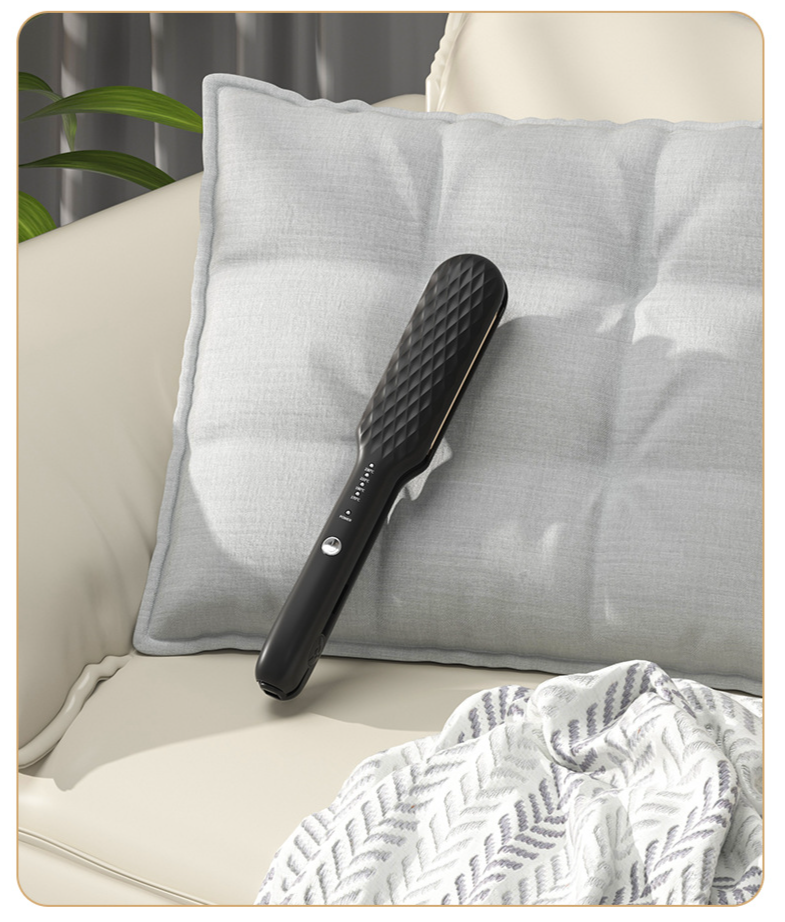 Mini piastra per capelli e ferro arricciacapelli VTT - 5 temperature regolabili per uso domestico e in camera da letto (compatta, doppia tensione, adatta ai viaggi)_voghion.com