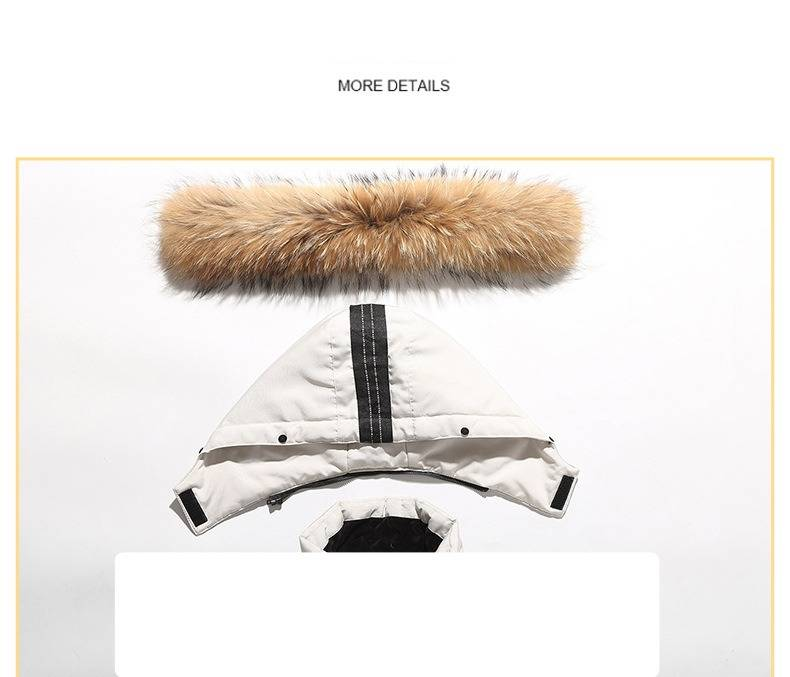 Parka larga de invierno con capucha – Abrigo unisex de estilo urbano (negro/blanco/burdeos, tallas XL-XXXXL)_voghion.com