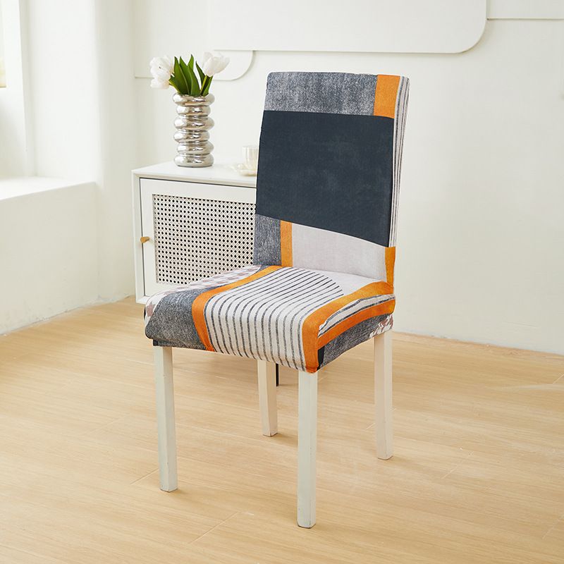 Coprisedia elastici a copertura totale – Coprisedia da pranzo in poliestere e spandex con stampe eleganti, vestibilità universale per uso domestico e commerciale_voghion.com