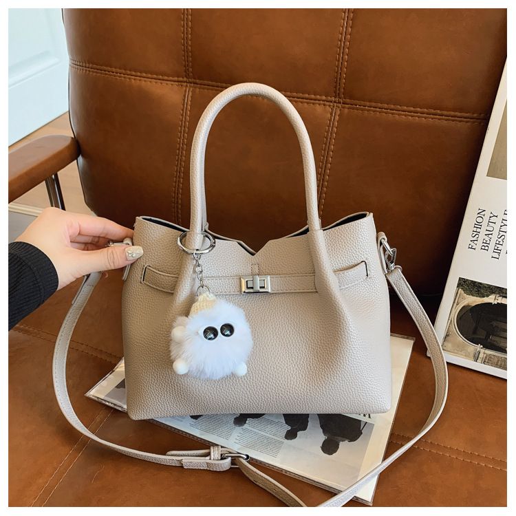 Borsa a secchiello personalizzata alla moda per donna, borsa a tracolla sottobraccio, borsa a mano casual da pendolare_voghion.com