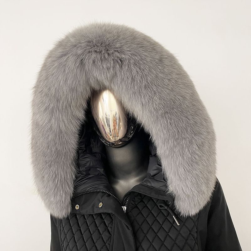 Dameskleding Hooded dames korte slanke taille donsjack dames petite temperament parka jas winter nieuw_voghion.com