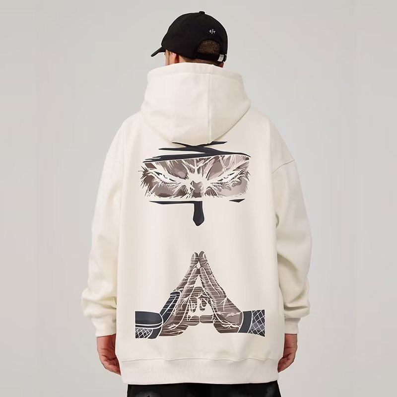 Maglione di marca China-Chic invernale con cappuccio sciolto moda uomo grasso taglia grande e felpa con cappuccio oversize_voghion.com