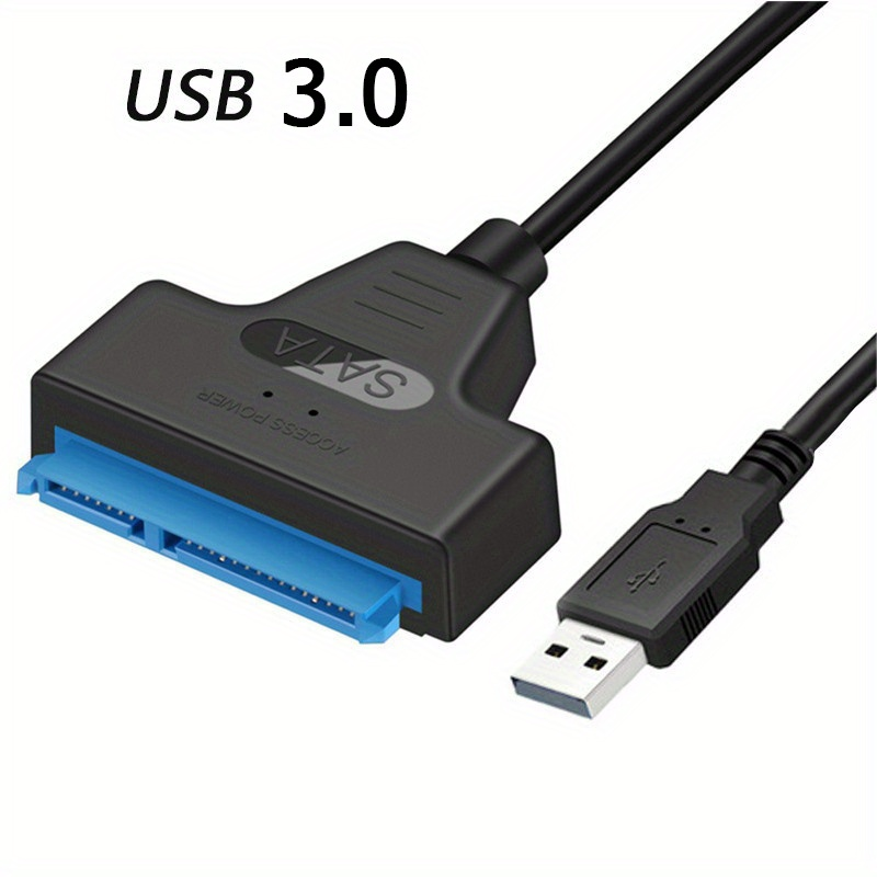 SATA-zu-USB-3.0/2.0-Kabel mit bis zu 6 Gbit/s für externe 2,5-Zoll-HDD-SSD-Festplatten, SATA 3 22-Pin-Adapter USB 3.0 zu SATA III-Kabel_voghion.com