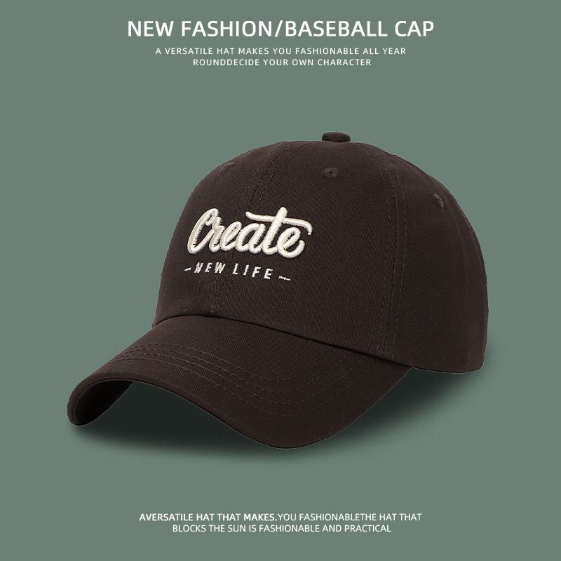 Adjustable Fashion Baseball Cap Unisex Outdoor Sun Hat With UV Protection_voghion.com