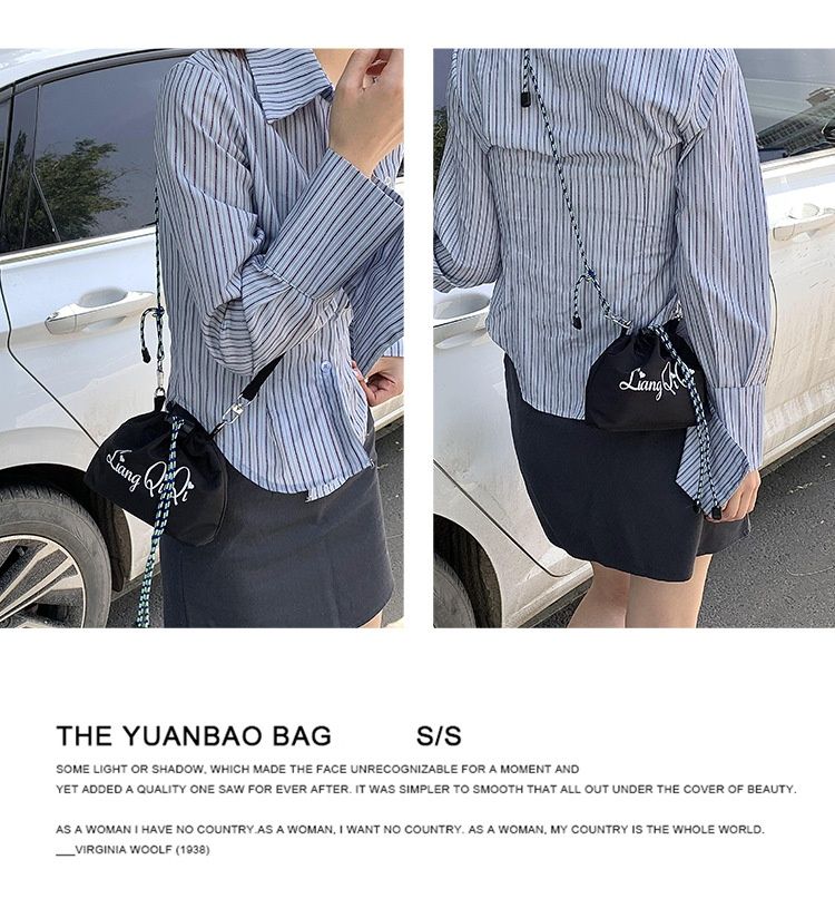 New Trendy And Cool Phone Bag Fashionable Small Shoulder Bag Zero Wallet Mini Nylon Small Cloth Bag_voghion.com