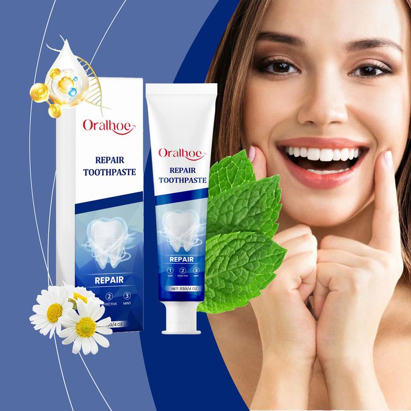 Cleaning toothpaste gently cleanses odors, dirt, and cares for teeth. Daily hygiene care toothpaste_voghion.com