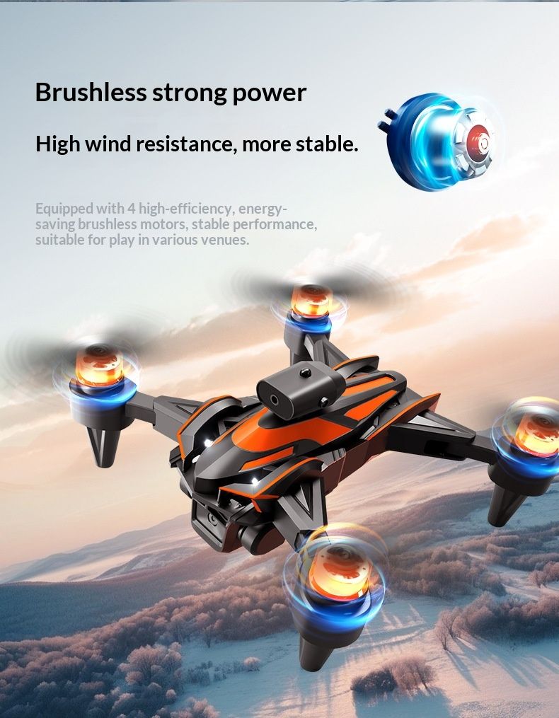 Hold Cross-Border New Product K12Max Brushless Quadcopter Screen-Control Remote Control Aircraft HD Real-Time Aerial_voghion.com